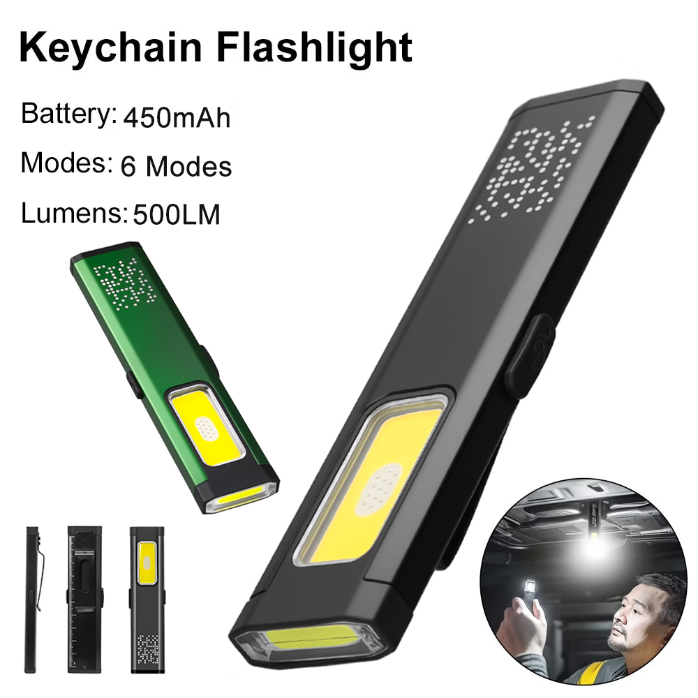 Outdoor Lighting Construction - Mini Portable Rechargeable LED Torch Light,