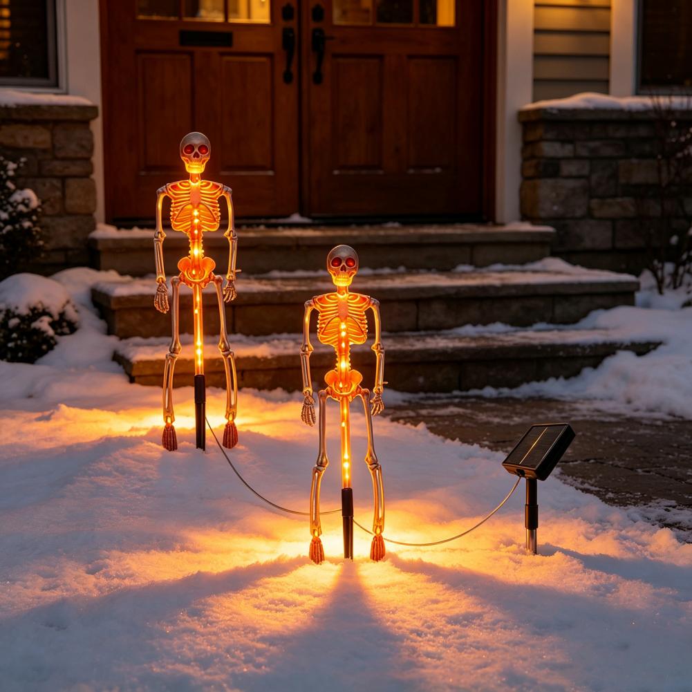 Outdoor Lighting Accent - Wireless Solar Garden Accents 3d Skeleton
