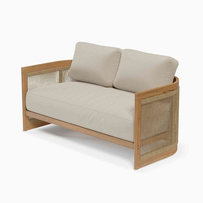 Outdoor Lighting Accent - #Outdoor Teak Wood Sofa Set Light