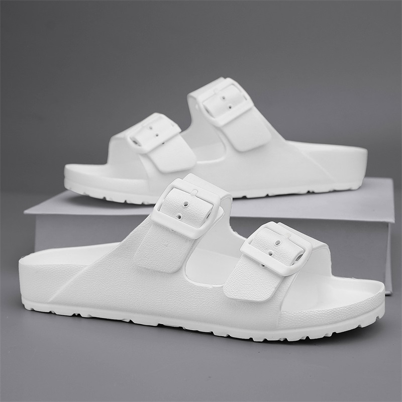 Outdoor Lighting For Your Home - Double Buckle EVA Slippers for Men