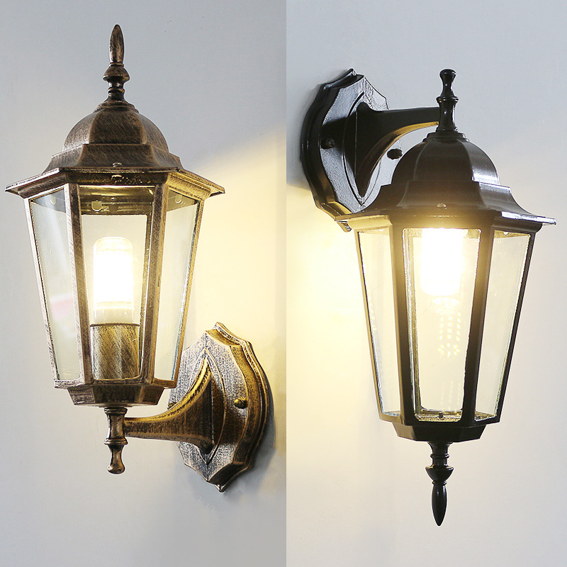 Xl Outdoor Lighting - European Style Retro Led Wall Lamp