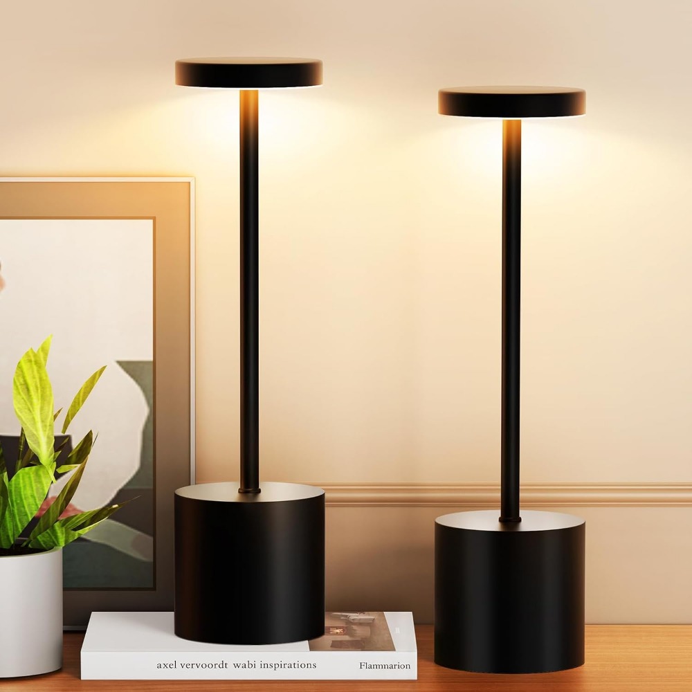 Outdoor Lighting Portable - Cordless Table Lamp Set 5000mAh Battery