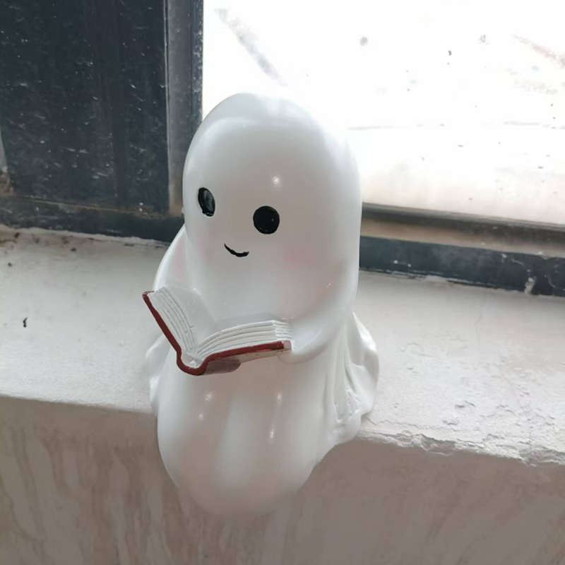 New Cute Ghost Reading Book La - đánh giá và giá Outdoor Lighting Halloween