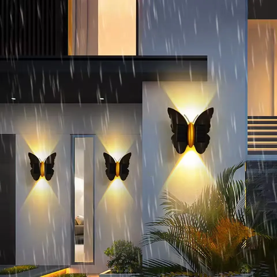 1-5PCS Solar Butterfly Wall Li - đánh giá và giá Outdoor Lighting Accent