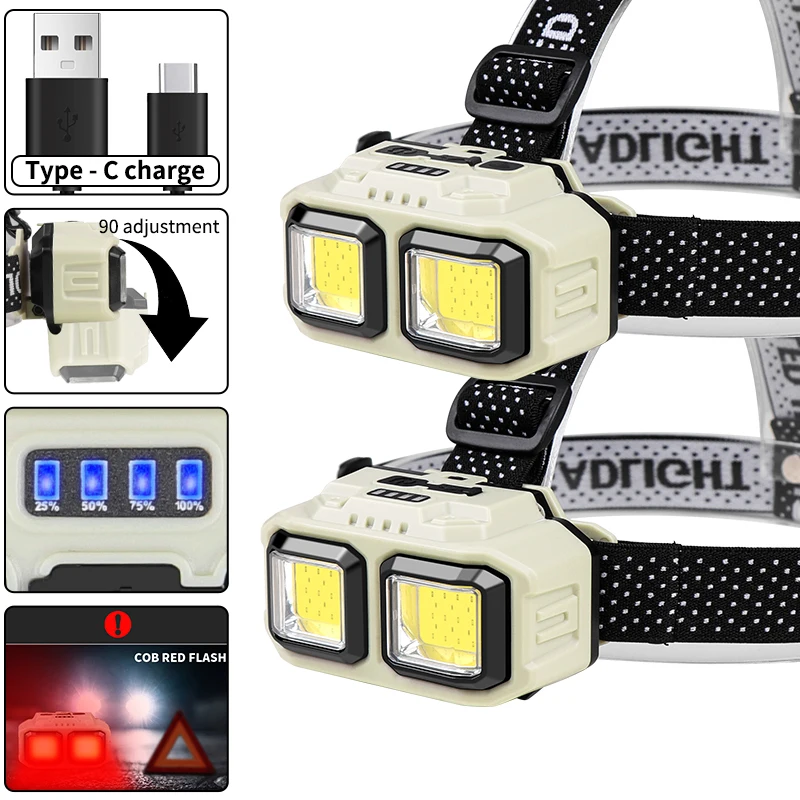 COB LED Headlamp Rechargeable  - đánh giá và giá Outdoor Lighting Repair