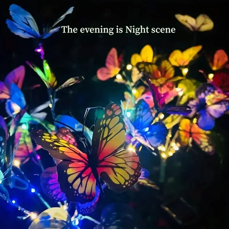 Solar LED Butterfly Garden Lig - đánh giá và giá Outdoor Lighting Construction