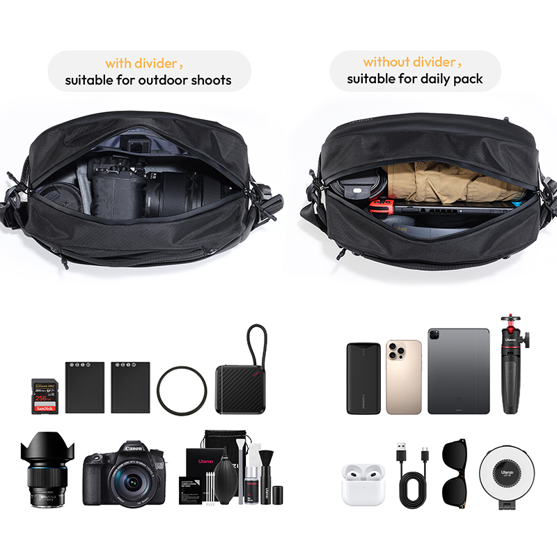 Ulanzi PB038 Travel Sling Bag  - đánh giá và giá Outdoor Lighting In Photography