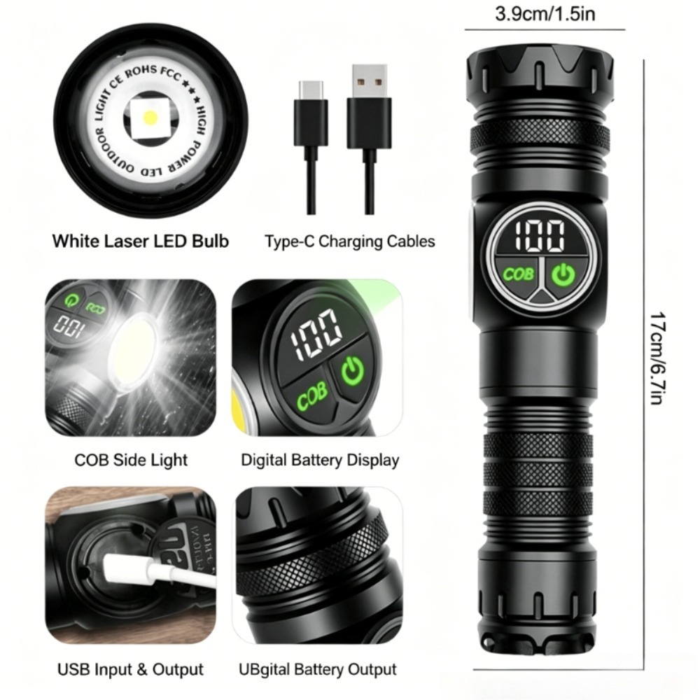 White Light LED Flashlight Typ - đánh giá và giá Outdoor Lighting Repair