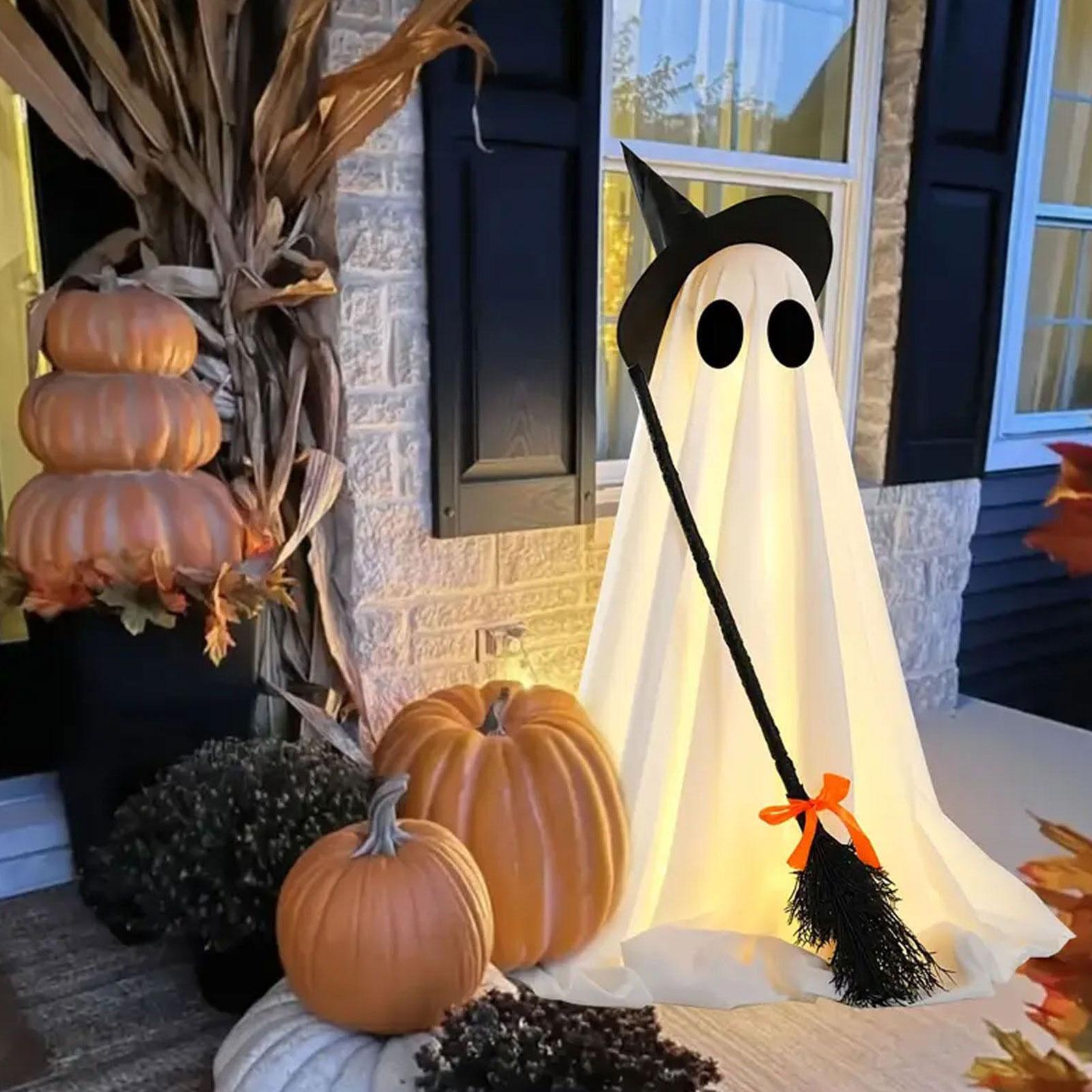 Light Up Ghost Decorations Out - đánh giá và giá Outdoor Lighting Halloween