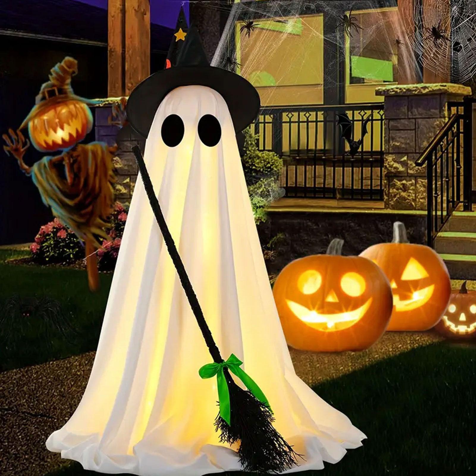 Light Up Ghost Decorations Out - đánh giá và giá Outdoor Lighting Halloween