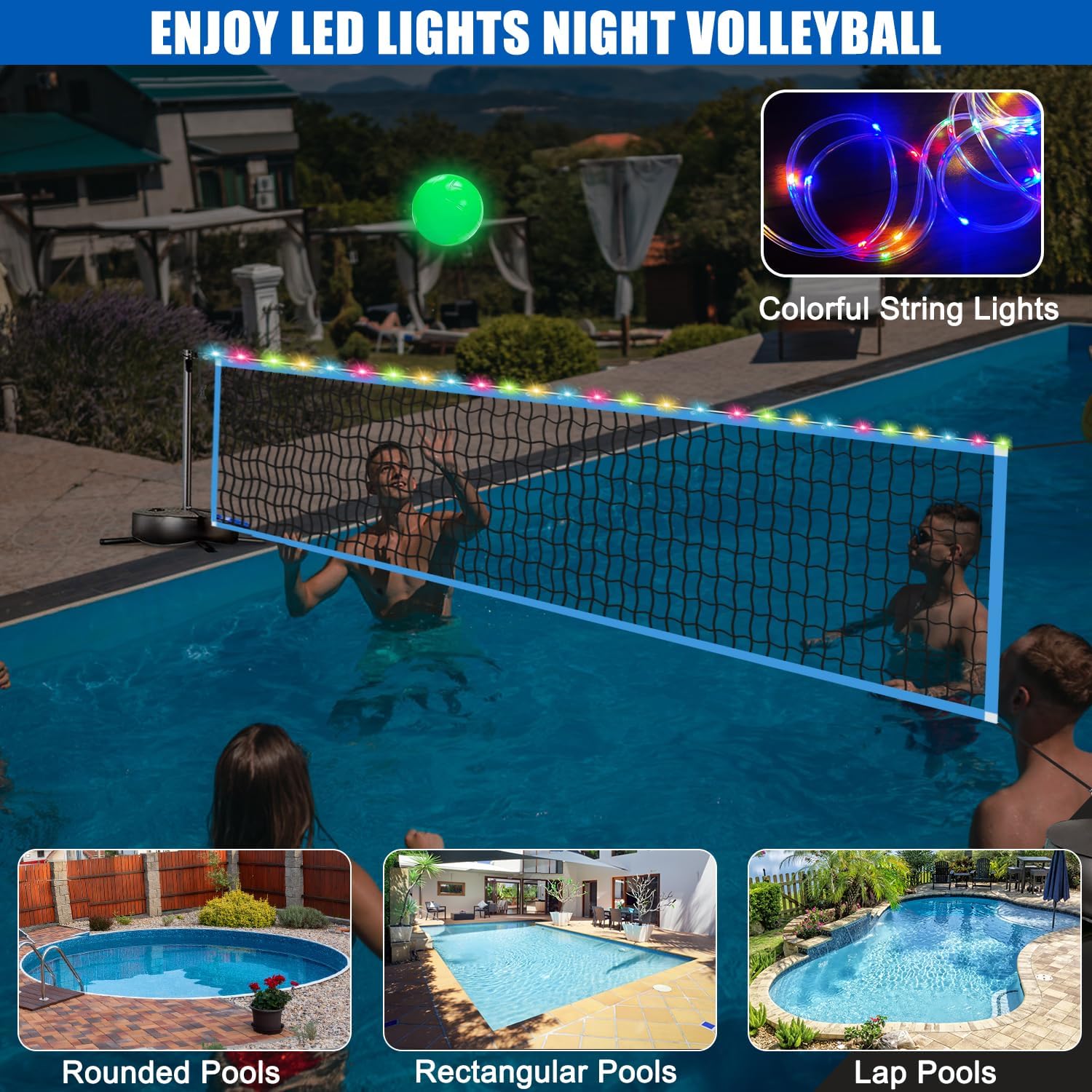 Portable Outdoor LED Volleybal - đánh giá và giá Outdoor Lighting Portable