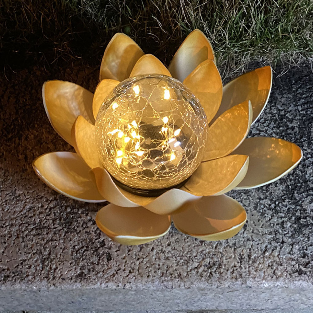 Lotus Shaped Garden Solar Ligh - đánh giá và giá Outdoor Lighting Halloween
