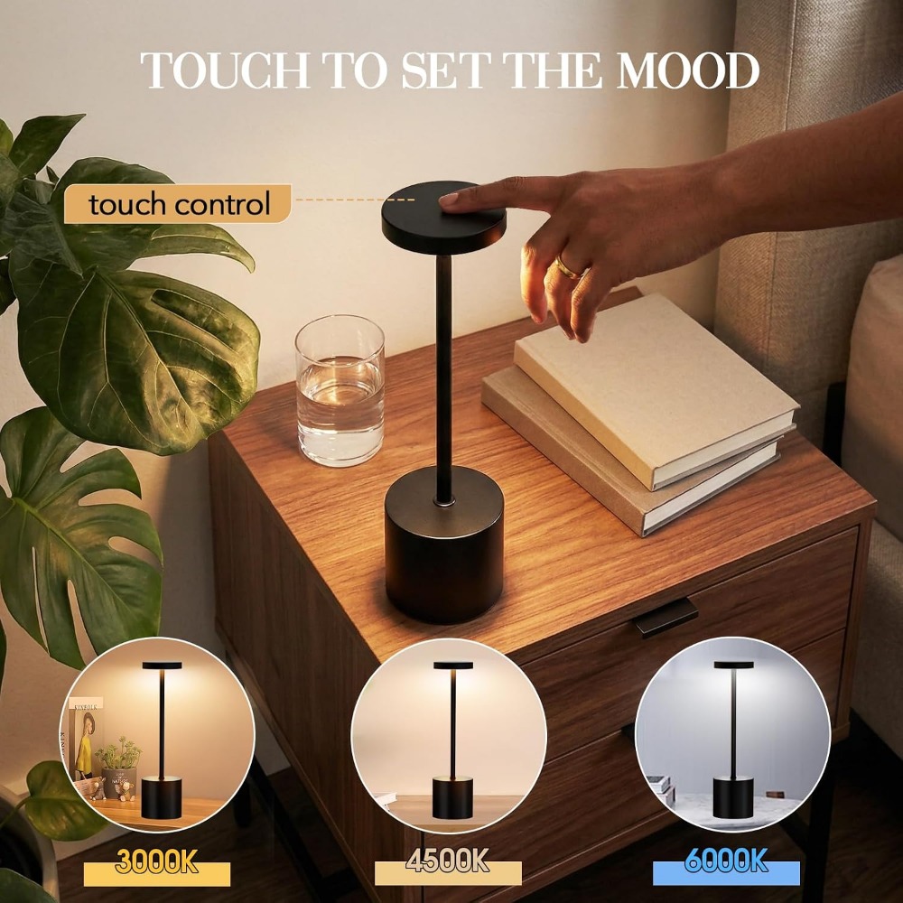 Cordless Table Lamp Set 5000mA - đánh giá và giá Outdoor Lighting Portable