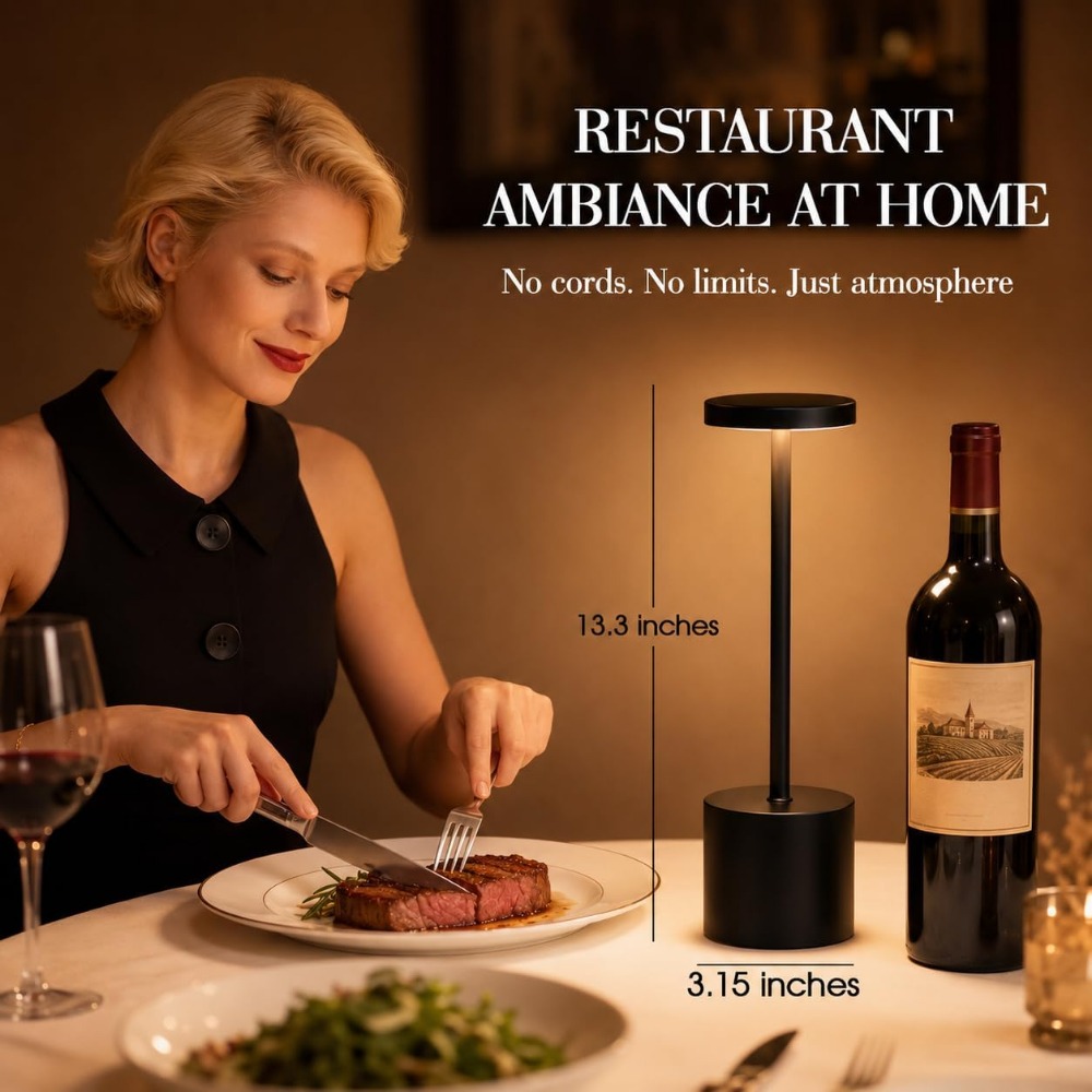 Cordless Table Lamp Set 5000mA - đánh giá và giá Outdoor Lighting Portable