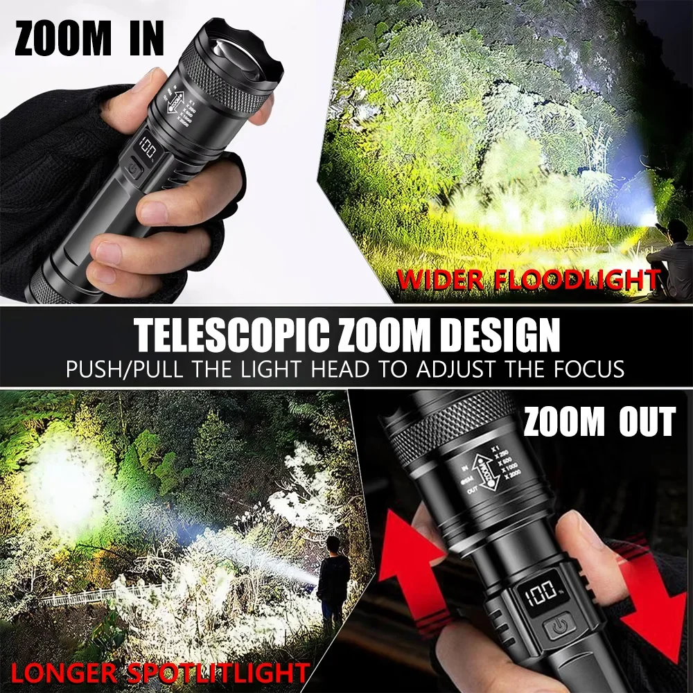 Rechargeable LED Flashlight Zo - đánh giá và giá Outdoor Lighting Construction