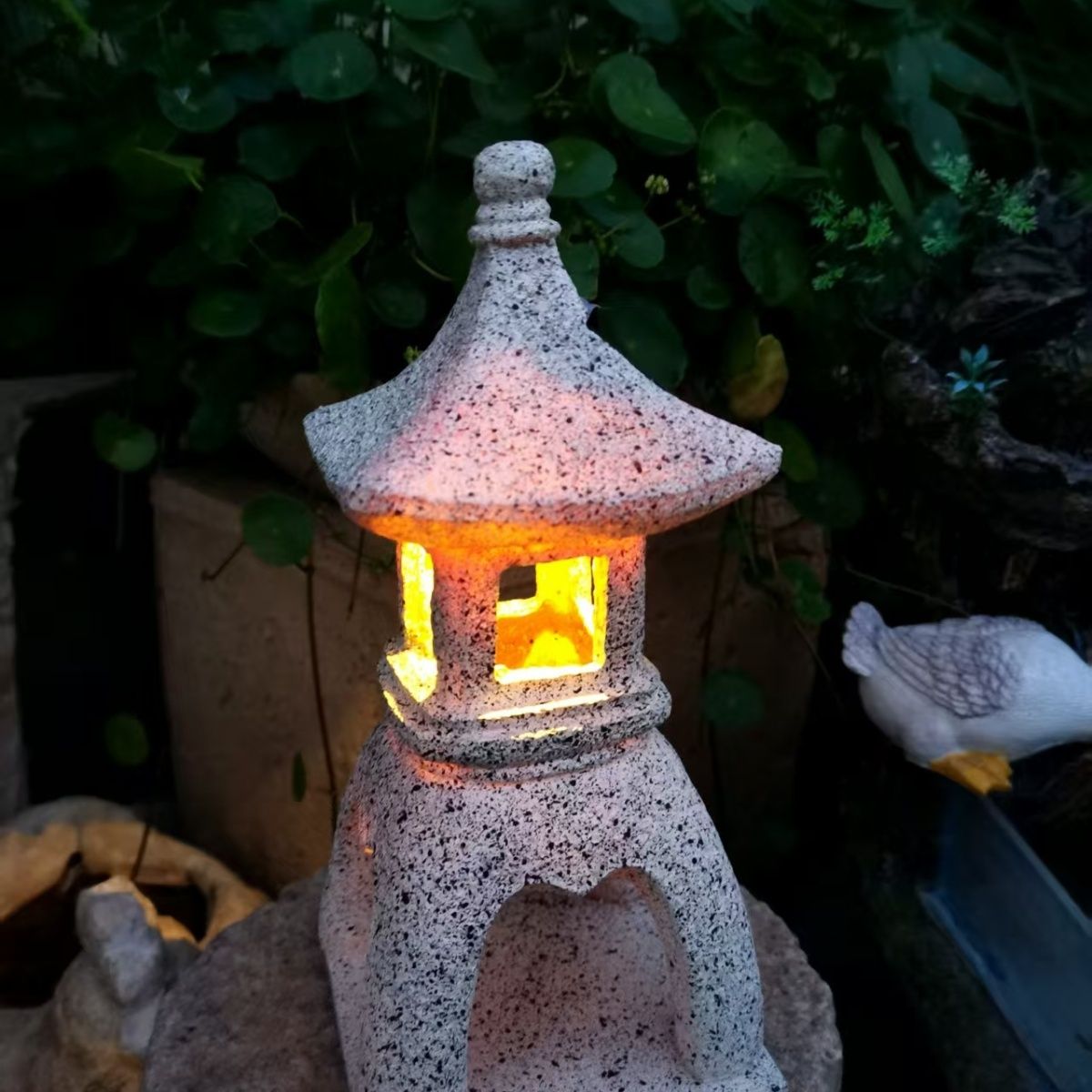 Pagoda Solar Decor Garden Ligh - đánh giá và giá Outdoor Lighting Japanese